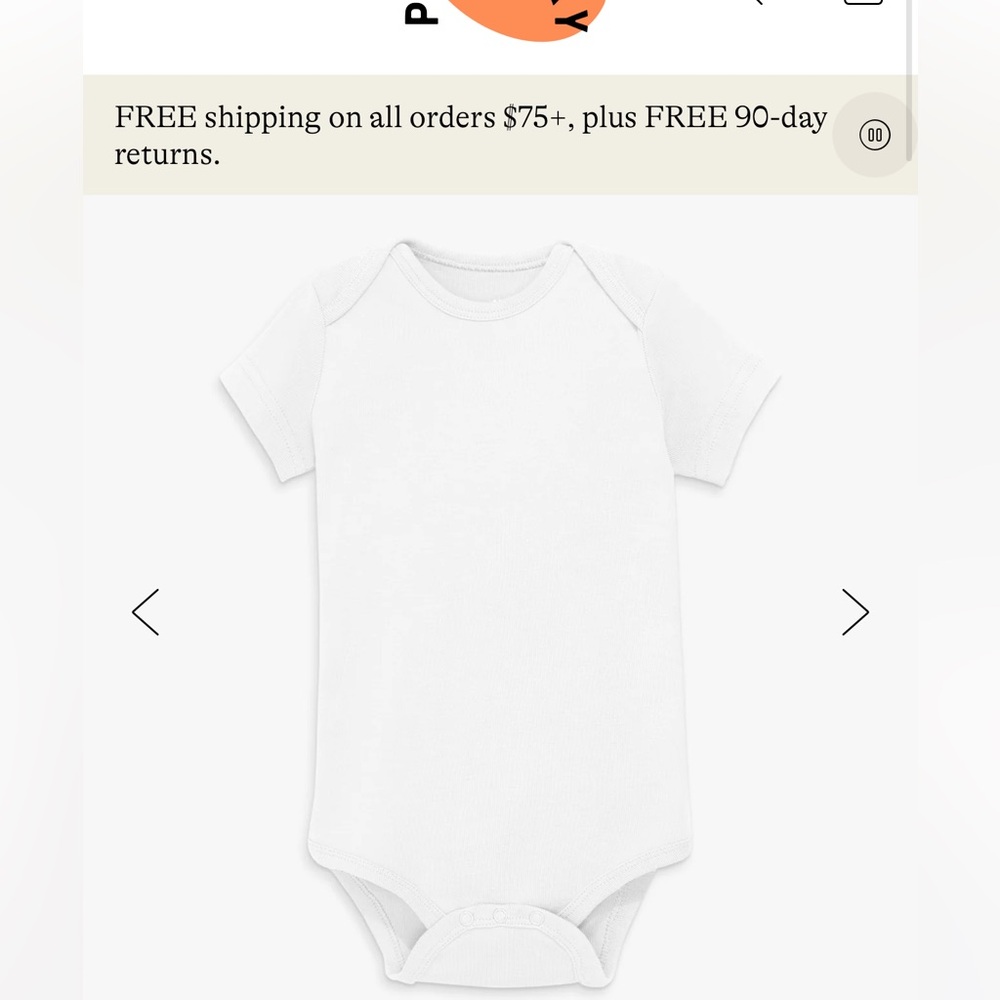 Pack of baby onesies 3 months